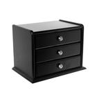 Шкатулка для украшений «Комод с 2 ящиками», дерево, чёрный, 21.5×14.5×16 см - Фото 10