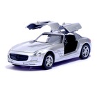 Машина металлическая «Премиум», инерционная, световые и звуковые эффекты, масштаб 1:30, в пакете - фото 27167833