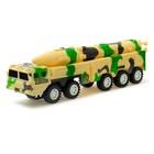 Грузовик инерционный «Тополь» с ракетой, цвета МИКС, в пакете - фото 24594878