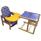 Стульчик трансформер для кормления «Ксения», цвет синий - Фото 2