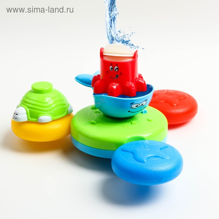 УЦЕНКА Набор игрушек для ванной, 5 предметов - Фото 1