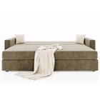 Диван прямой «Олимп 1», ППУ, еврокнижка, цвет селфи 03/подушки селфи 01 - Фото 8