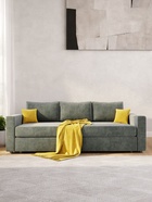 Диван прямой «Олимп 1», ППУ, еврокнижка, цвет селфи 07/подушки селфи 08 - Фото 4