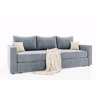 Диван прямой «Олимп 1», ППУ, еврокнижка, цвет селфи 15/подушки селфи 01 - Фото 7