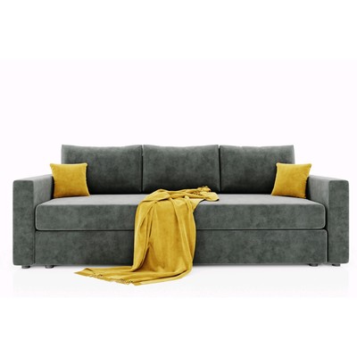 Диван прямой «Олимп 1», пружинный блок, еврокнижка, цвет селфи 07/подушки селфи 08