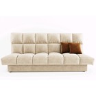 Прямой диван «Финка», механизм книжка, велюр, цвет селфи 01 / подушки селфи 10 - Фото 1