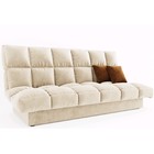 Прямой диван «Финка», механизм книжка, велюр, цвет селфи 01 / подушки селфи 10 - Фото 3