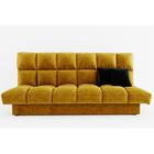 Прямой диван «Финка», механизм книжка, велюр, цвет селфи 08 / подушки селфи 07 - Фото 1