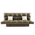 Диван прямой «Клик кляк», механизм книжка, спальное место 1350×2080 мм, цвет селфи 03/подушки селфи 01 - Фото 4