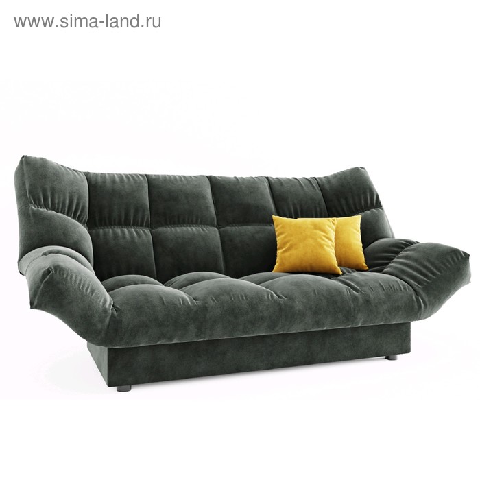 Диван прямой «Клик кляк», механизм книжка, спальное место 1350×2080 мм, цвет селфи 07/подушки селфи 08 - Фото 1