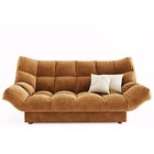 Диван прямой «Клик кляк», ППУ, механизм книжка, цвет селфи 10 / подушки селфи 01 - Фото 3