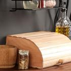 Хлебница деревянная "Ретро", 29 см, массив бука - Фото 4