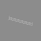 Гребенка 6 штыревая ПФ-625,65,5×14,6×8,4 см, цвет белый - фото 25413506