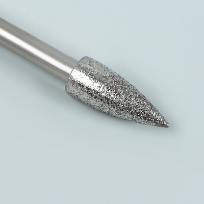 Фреза алмазная для маникюра «Конус», средняя зернистость, 4 × 10,5 мм