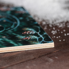 Доска разделочная Доляна «С Новым Годом! Снеговичок», 23×16 см - Фото 3