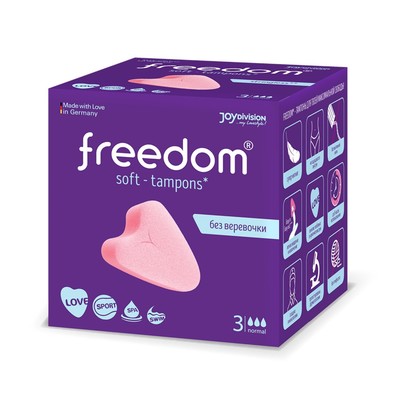Тампоны Freedom Normal, 3 шт.