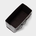 Органайзер для мелочей Доляна «Вилли», 3 кармана, 25×15×12 см, коричневый - Фото 5