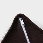 Органайзер для хранения белья Доляна «Вилли», 12 ячеек, 27×20×10 см, коричневый - Фото 4