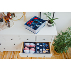 Органайзер для хранения белья Доляна «Волна», 18 ячеек, 35×30×12 см, цвет синий - Фото 7