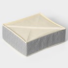 Органайзер для хранения белья Доляна «Европа», 18 ячеек, 35×30×12 см, бежевый - Фото 5