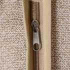 Чехол для одежды Доляна «Европа», с ПВХ окном, 90×60 см, цвет бело-коричневый - Фото 2