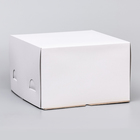 Коробка под торт, белая, 30 х 30 х 19 см - фото 318205535