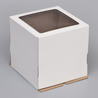 Кондитерская упаковка с окном, 23 х 23 х 22 см (комплект 5 шт) - фото 20946834