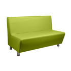 Диван офисный «Рон», без подлокотников, экокожа, 1350×740×830 мм, цвет лайм - Фото 2