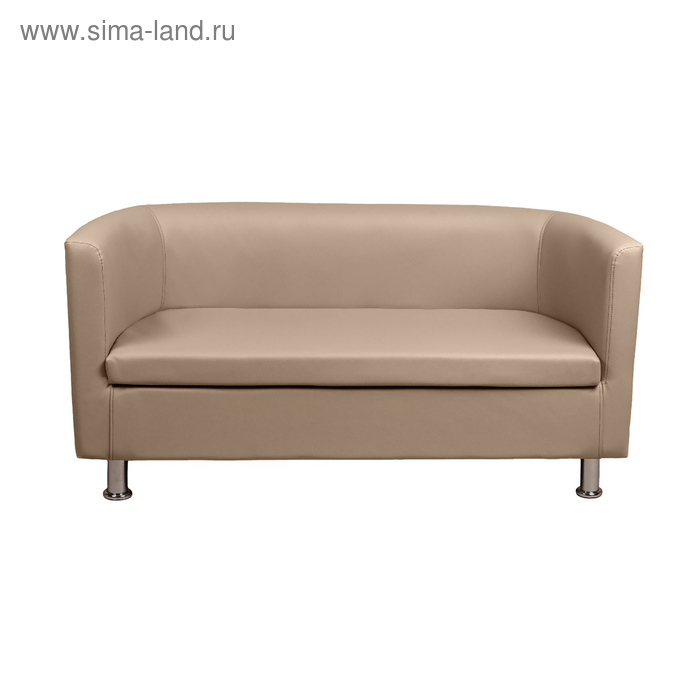 Диван офисный «Марс», экокожа, цвет бежевый - Фото 1