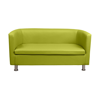 Диван офисный «Марс», экокожа, цвет лайм