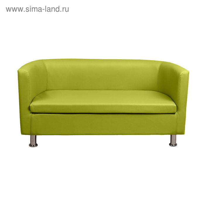 Диван офисный «Марс», экокожа, цвет лайм - Фото 1