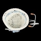 Корзина декоративная "Велосипед с корзинкой сердечком" 11,5х21х12 см МИКС - Фото 2