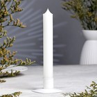 Свеча белая хозяйственная, 1,8×17,5 см, 40 грамм (комплект 60 шт) - фото 20946868