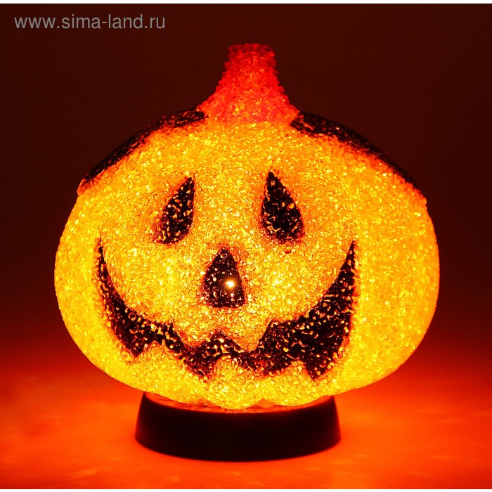 светильник резина тыковка 17*17*17 см - Фото 1