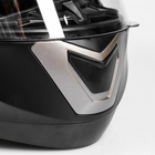Шлем HIZER 625-1, размер XL, черный матовый - Фото 11