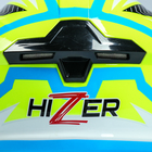 Шлем HIZER B6196-1, размер L, белый, жёлтый, голубой - Фото 7
