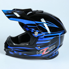 Шлем HIZER B6196-2, размер L, чёрный, синий - Фото 3