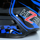 Шлем HIZER B6196-2, размер L, чёрный, синий - Фото 8