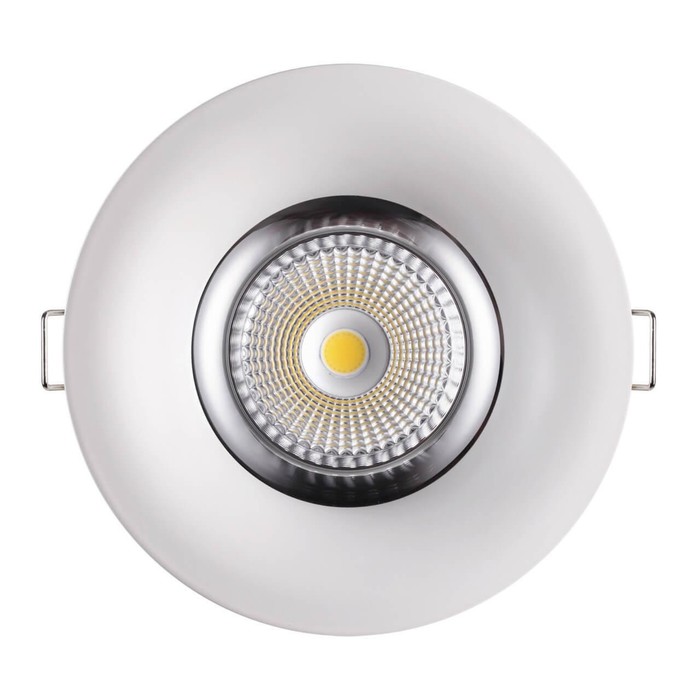Светильник светодиодный GLOK, 10 Вт, 4100К, LED, цвет белый, d=100мм - фото 1908471504