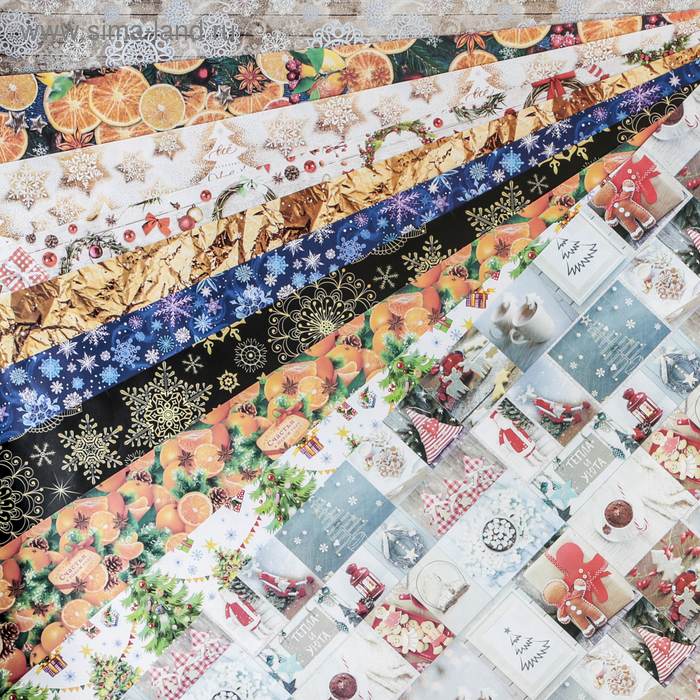 Набор глянцевой бумаги «С Новым годом!», 70 × 100 см - Фото 1