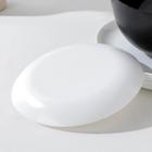 Сервиз столовый стеклокерамический Diwali, 19 предметов, цвет белый, чёрный - фото 4275997