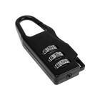 Замок навесной кодовый ТУНДРА ZK002, черный - Фото 3