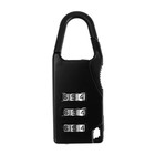 Замок навесной кодовый ТУНДРА ZK002, черный - Фото 4