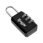 Замок навесной кодовый ТУНДРА ZK003, черный - Фото 2