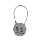 Замок навесной кодовый ТУНДРА ZK005, серебряный - Фото 3