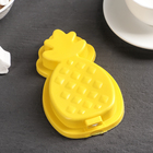 Форма для мороженого «Ананас», 12,8×8,5×2,5 см, цвет жёлтый - Фото 1