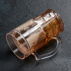 Пивная кружка, 450 мл, охлаждающая, пластик, прозрачная - Фото 2