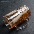 Кружка для пива охлаждающая, 600 мл, пластик, прозрачная - Фото 12