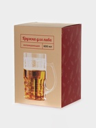 Кружка для пива охлаждающая, 600 мл, пластик, прозрачная - Фото 7