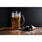 Кружка для пива охлаждающая, 600 мл, пластик, прозрачная - Фото 18